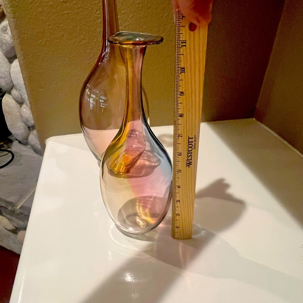 Kosta Boda Fidji 11 1/2” vase signed K. Engel